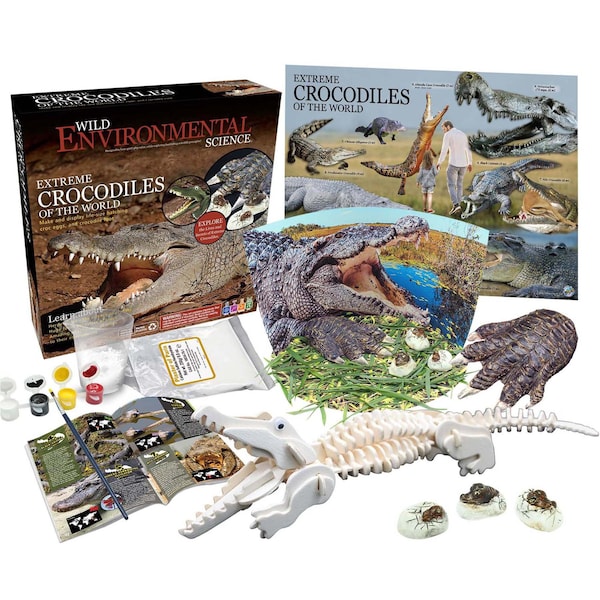 Wild Science WILD Science, Environmental Science, Extreme Crocodiles of the World, For Ages 6+ WES946 - main